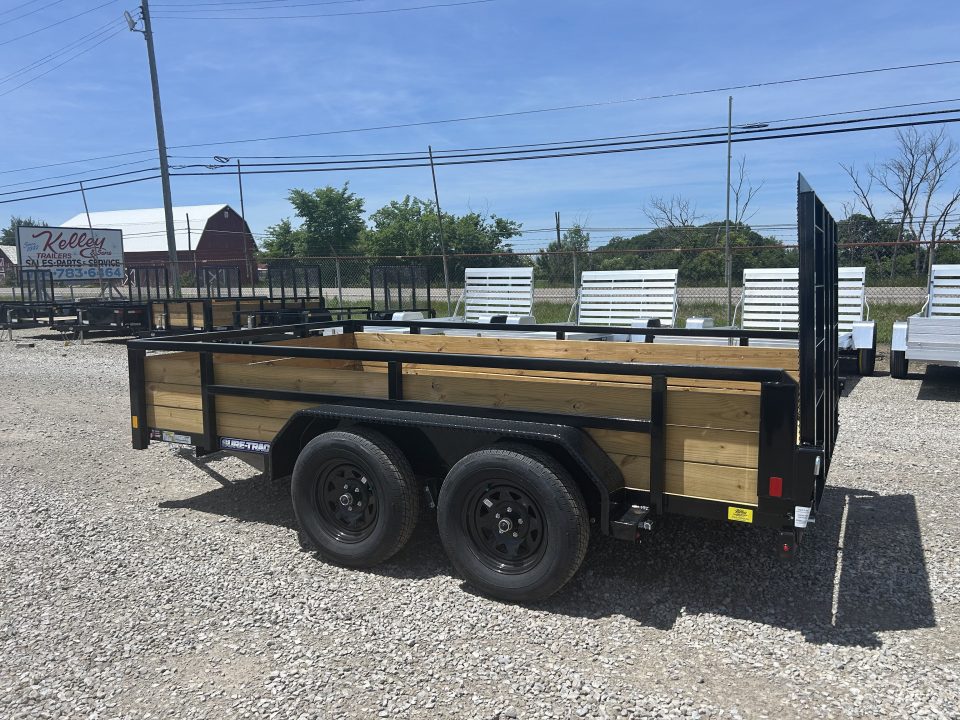 New 2026 Sure-Trac 7 x 12 7K 3-Board Utility Trailer