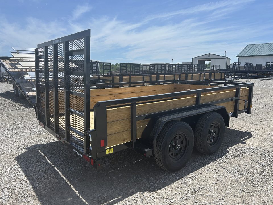 New 2026 Sure-Trac 7 x 12 7K 3-Board Utility Trailer