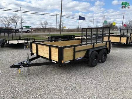 New 2026 Sure-Trac 7 x 12 7K 3-Board Utility Trailer