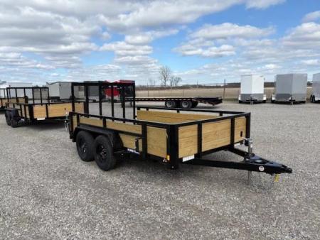 New 2026 Sure-Trac 7 x 12 7K 3-Board Utility Trailer