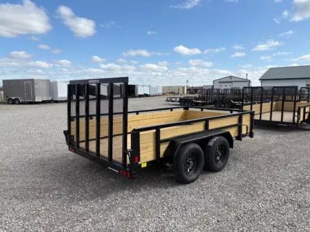 New 2026 Sure-Trac 7 x 12 7K 3-Board Utility Trailer