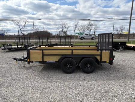 New 2026 Sure-Trac 7 x 12 7K 3-Board Utility Trailer