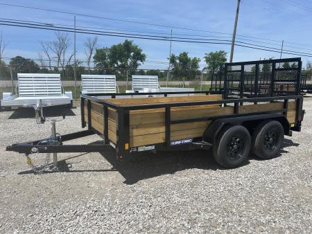 New 2026 Sure-Trac 7 x 12 7K 3-Board Utility Trailer