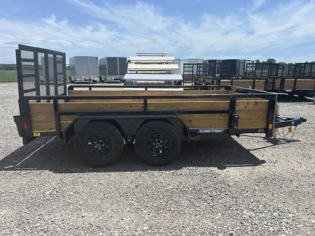 New 2026 Sure-Trac 7 x 12 7K 3-Board Utility Trailer