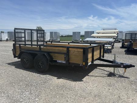 New 2026 Sure-Trac 7 x 12 7K 3-Board Utility Trailer
