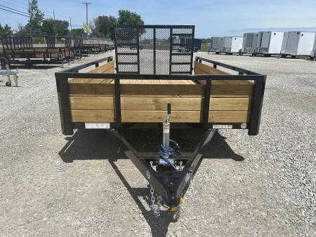 New 2026 Sure-Trac 7 x 12 7K 3-Board Utility Trailer