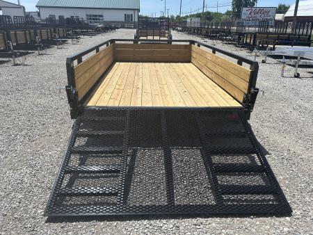 New 2026 Sure-Trac 7 x 12 7K 3-Board Utility Trailer