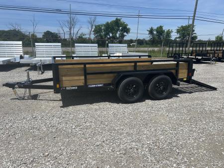 New 2026 Sure-Trac 7 x 12 7K 3-Board Utility Trailer