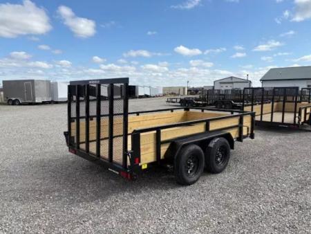 New 2026 Sure-Trac 7 x 12 7K 3-Board Utility Trailer
