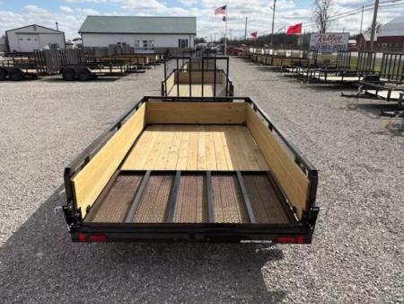 New 2026 Sure-Trac 7 x 12 7K 3-Board Utility Trailer
