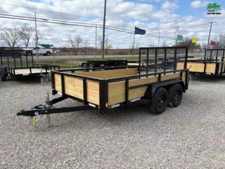 New 2026 Sure-Trac 7 x 12 7K 3-Board Utility Trailer