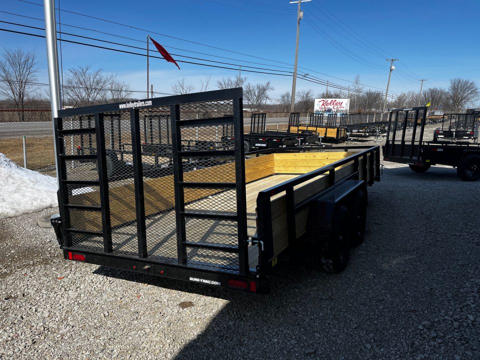 New 2026 Sure-Trac 7x16 7K 3-Board Utility Trailer