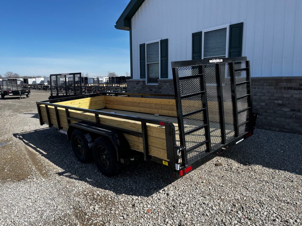 New 2026 Sure-Trac 7x16 7K 3-Board Utility Trailer