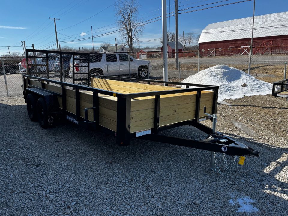 New 2026 Sure-Trac 7x16 7K 3-Board Utility Trailer
