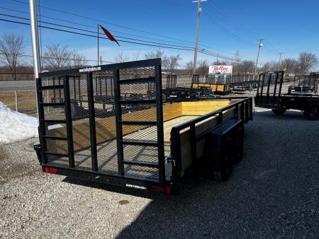 New 2026 Sure-Trac 7x16 7K 3-Board Utility Trailer