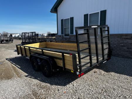 New 2026 Sure-Trac 7x16 7K 3-Board Utility Trailer