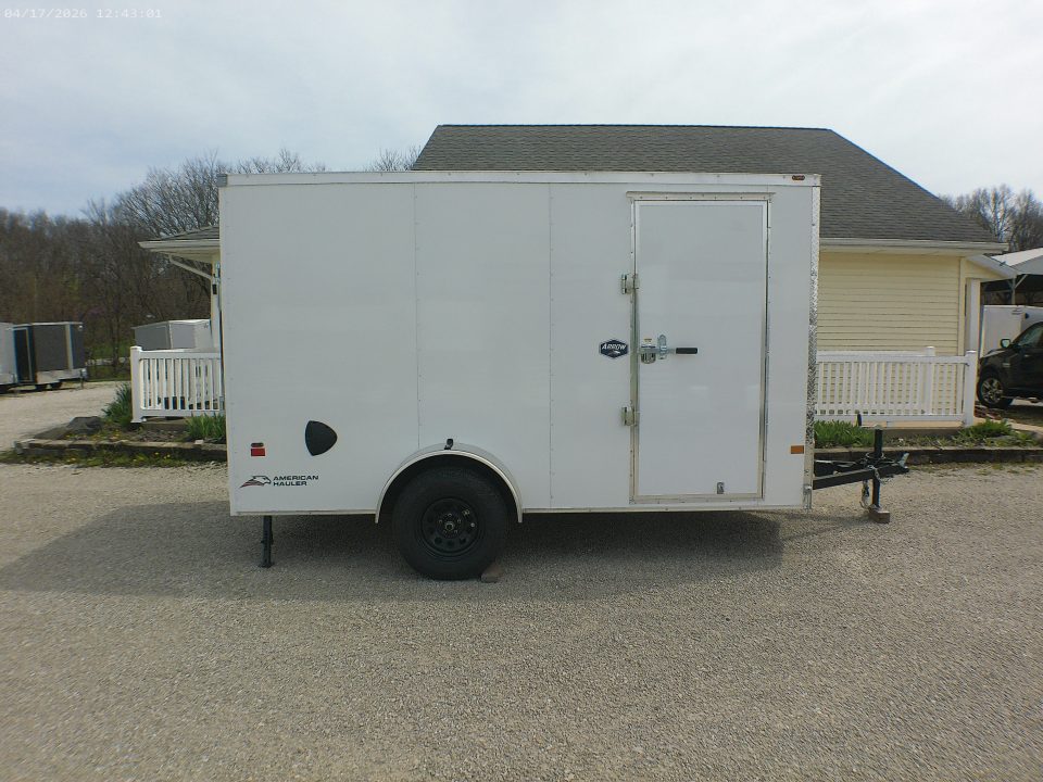 New 2026 American Hauler Arrow 6x12 with Brakes Cargo / Enclosed Trailer