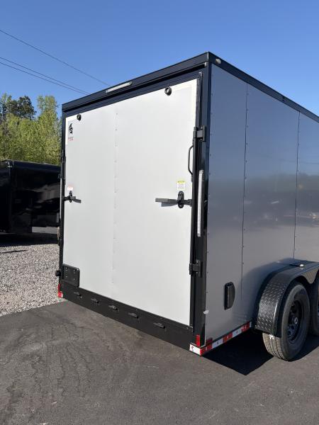 New 2026 Spartan 7X14 Enclosed Trailer, Pro-Series, 14K GVWR Big Package, 12" On Center Frame