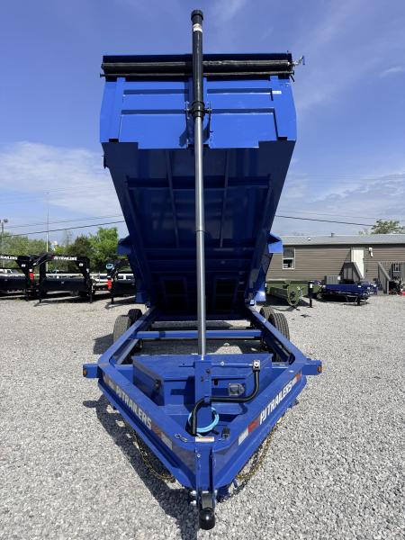 New 2026 PJ Trailers 7X16 (4FT WALL) DUMP TRAILER 16K GVWR Dump Trailer