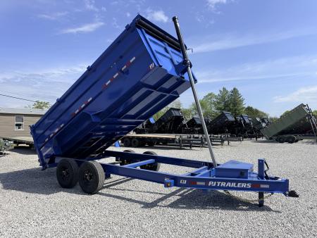 New 2026 PJ Trailers 7X16 (4FT WALL) DUMP TRAILER 16K GVWR Dump Trailer