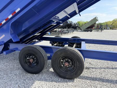 New 2026 PJ Trailers 7X16 (4FT WALL) DUMP TRAILER 16K GVWR Dump Trailer