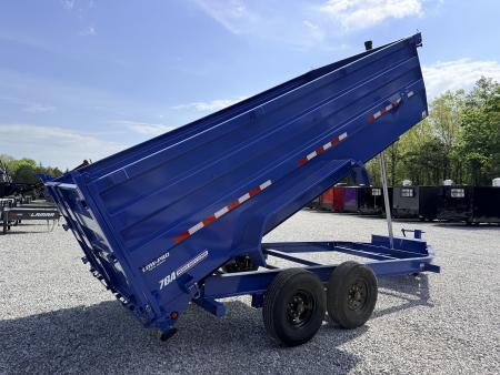New 2026 PJ Trailers 7X16 (4FT WALL) DUMP TRAILER 16K GVWR Dump Trailer