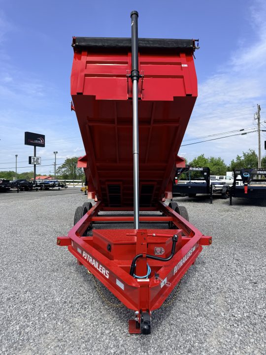 New 2026 PJ Trailers 7X16 (4FT WALL) DUMP TRAILER 16K GVWR Dump Trailer