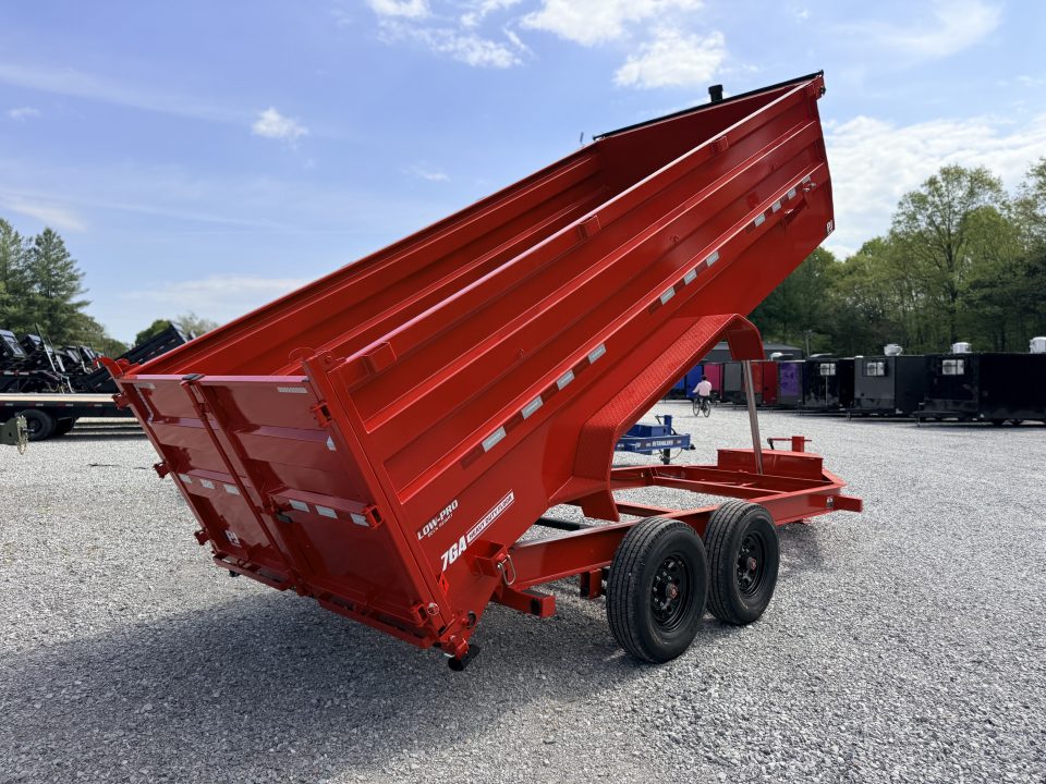 New 2026 PJ Trailers 7X16 (4FT WALL) DUMP TRAILER 16K GVWR Dump Trailer