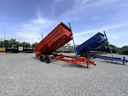New 2026 PJ Trailers 7X16 (4FT WALL) DUMP TRAILER 16K GVWR Dump Trailer