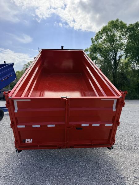 New 2026 PJ Trailers 7X16 (4FT WALL) DUMP TRAILER 16K GVWR Dump Trailer