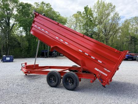 New 2026 PJ Trailers 7X16 (4FT WALL) DUMP TRAILER 16K GVWR Dump Trailer