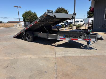 New 2026 Diamond C Trailers DET208L20X102 8.5FT X 20FT 18K GVW Equipment Trailer