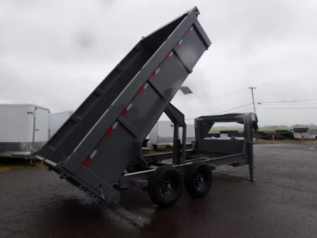 New 2026 Delco Trailers D414 Gooseneck Dump Trailer 3' sides Dump Trailer