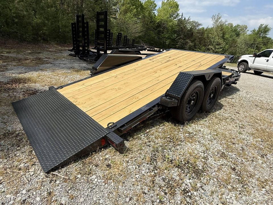 New 2026 Liberty LT14K Tilt Trailer, 15.4K GVWR, I BEAM FRAME, FORK HOLDERS, SPARE MOUNT