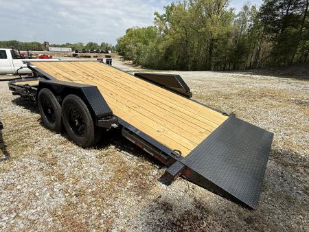 New 2026 Liberty LT14K Tilt Trailer, 15.4K GVWR, I BEAM FRAME, FORK HOLDERS, SPARE MOUNT