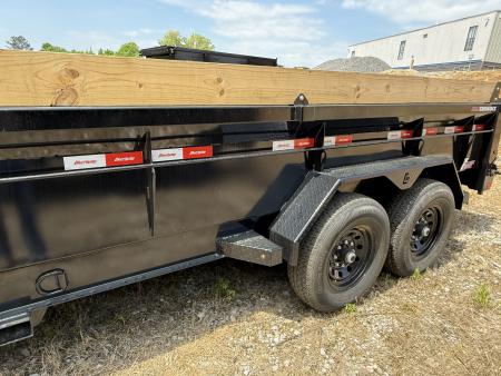 New 2026 Liberty LD14K 16’ Dump Trailer, 15.4K GVWR 7 GA FLOOR FORK HOLDERS