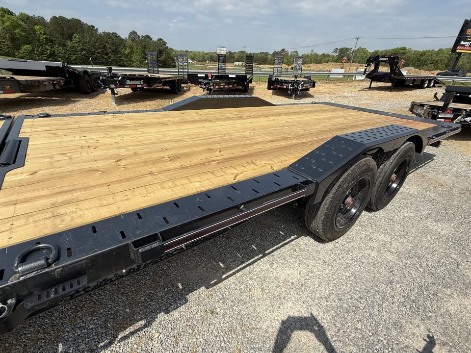 New 2026 Diamond C Trailers HXD 208 22’ Tilt Trailer, HYD JACK, WINCH PLATE BED ROLLER