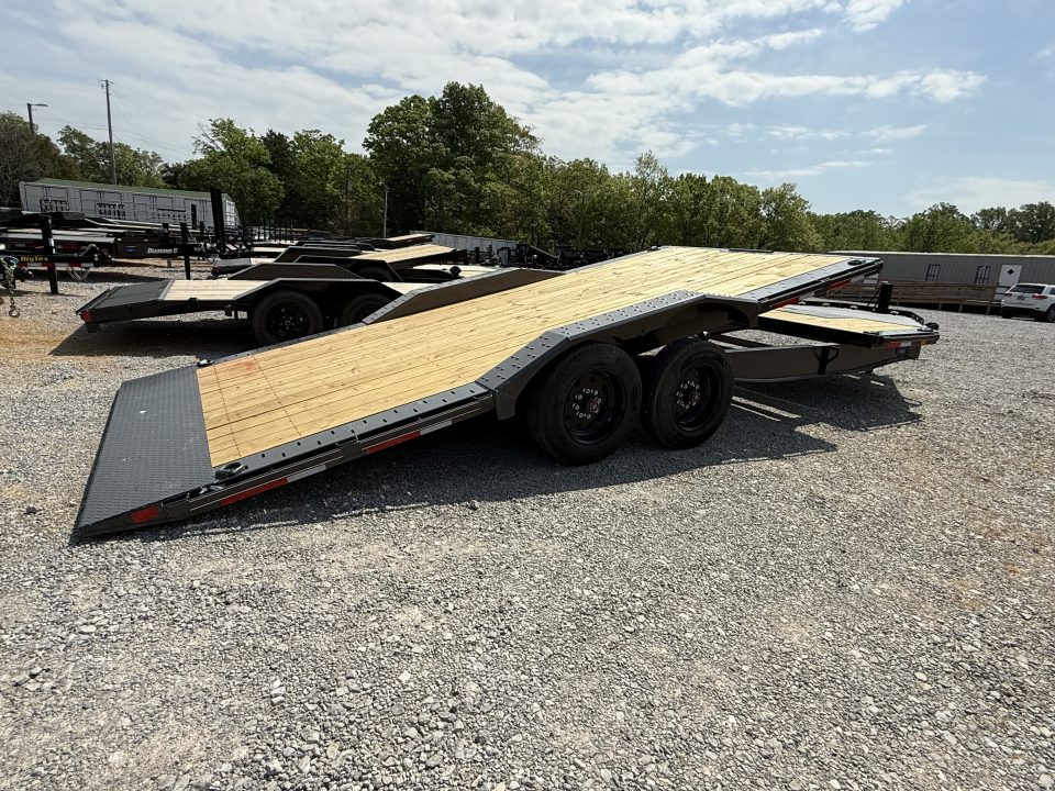 New 2026 Diamond C Trailers HXD 208 22’ Tilt Trailer, HYD JACK, WINCH PLATE BED ROLLER