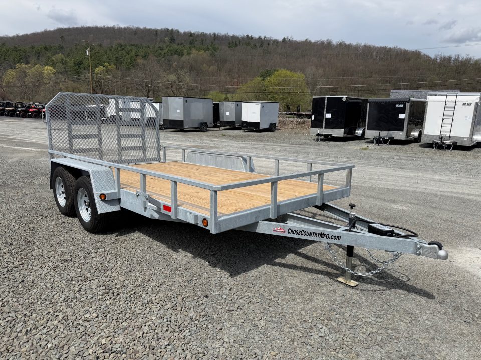 Used 2025 Cross Country Manufacturing 6X14TL Utility Trailer