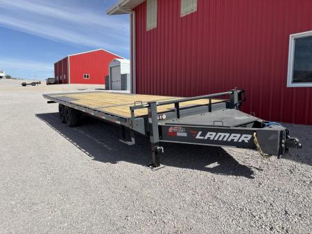 New 2026 Lamar Trailers 102X24 14K DECK OVER TILT Tilt Trailer