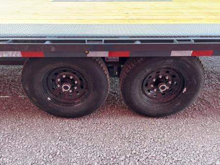 New 2026 Lamar Trailers 102X24 14K DECK OVER TILT Tilt Trailer