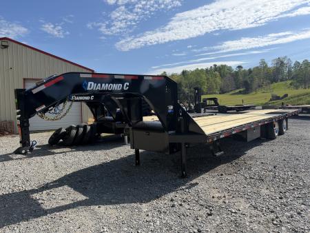 New 2026 Diamond C FMAX212 GOOSENECK TRAILER ** ABS BRAKES** HYDRO DOVE & JACKS 17.5 18 PLY TIRES ALUMINUM OUTER RIMS