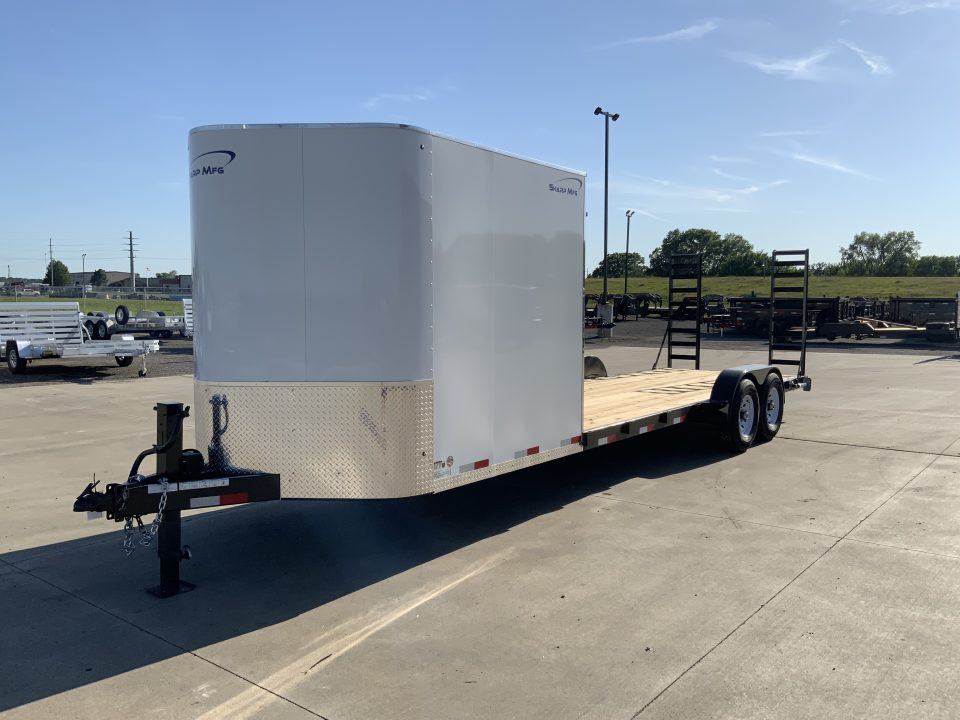 New 2026 Sharp Manufacturing 7 X 26 Combo Equipment Trailer