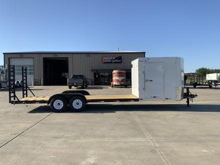 New 2026 Sharp Manufacturing 7 X 26 Combo Equipment Trailer