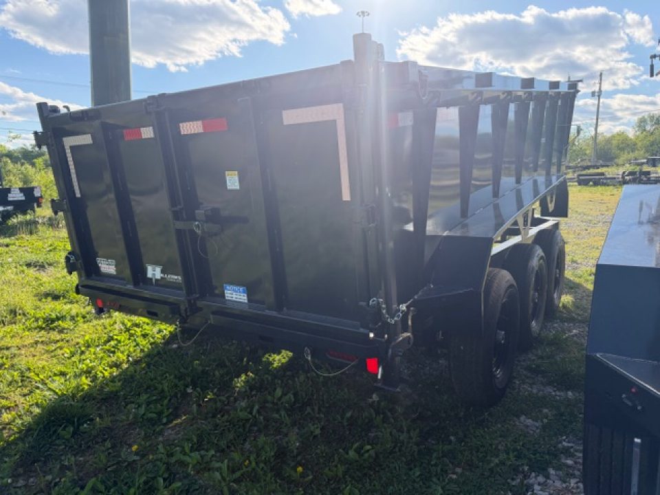 New Hillcrest Dump 7x16 21,000 GVWR 40" BP W/ HD Tube Ramps