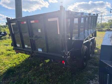 New Hillcrest Dump 7x16 21,000 GVWR 40" BP W/ HD Tube Ramps