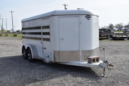 Used 2020 Jackson 16' 6 PEN BUMPER PULL Stock / Stock Combo Trailer