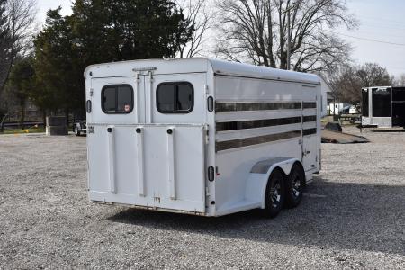 Used 2020 Jackson 16' 6 PEN BUMPER PULL Stock / Stock Combo Trailer
