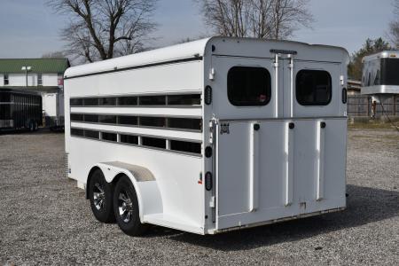 Used 2020 Jackson 16' 6 PEN BUMPER PULL Stock / Stock Combo Trailer