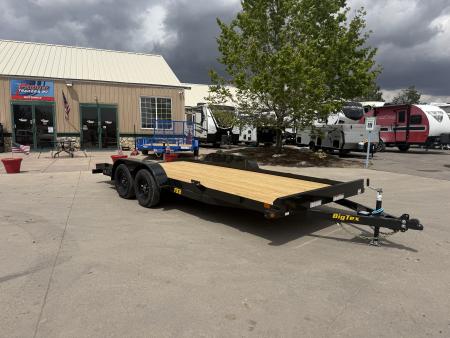 New 2026 Big Tex 7x18 Flatbed Trailer